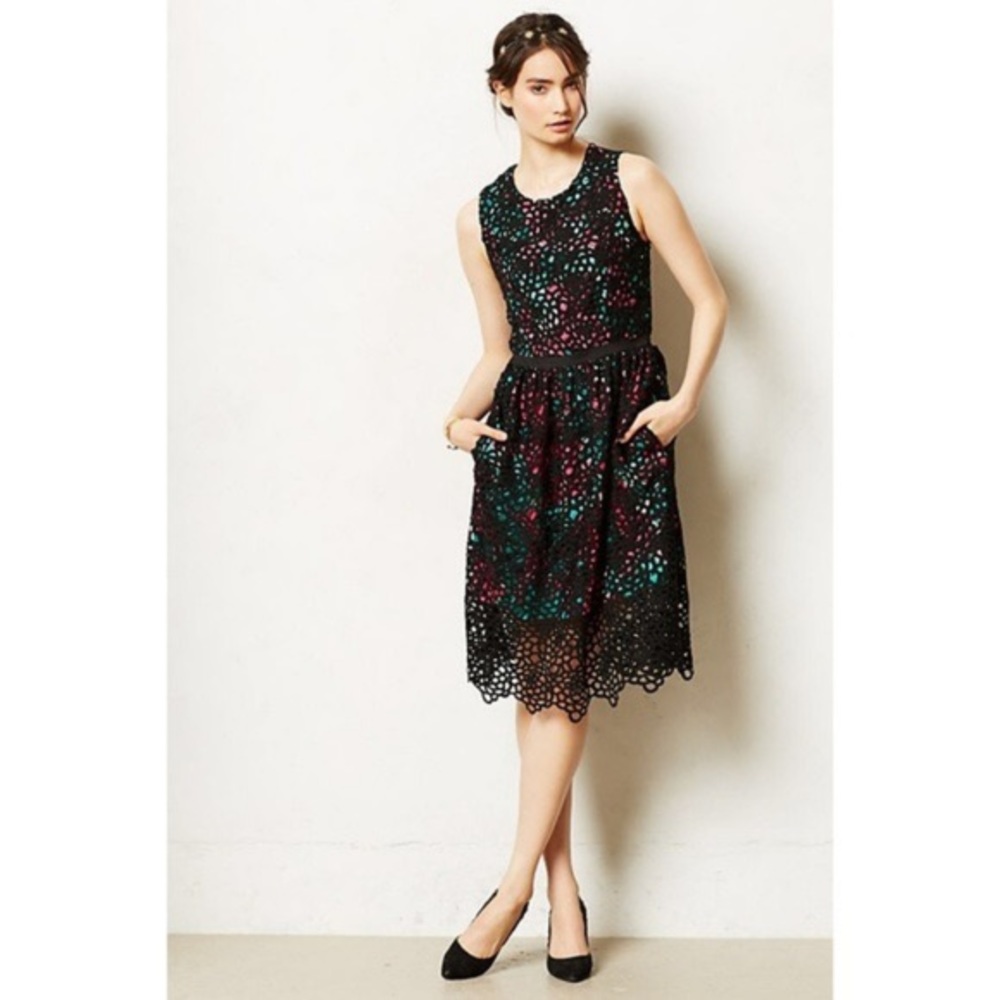 Anthropologie Terrace Sheath Dress by Wolven Size 6